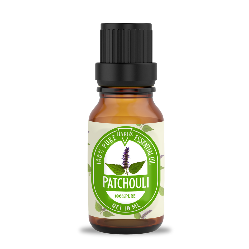 Bargz Patchouli Essential Oil, 100% Pure Therapeutic Grade for Aromatherapy Diffuser, Stress Relief, Relaxation & Sleep, Headache