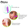 Nylea 3-Pack Eyebrow Razor Trimmer for Women Face [Extra Precision] Peach Fuzz Remover | Disposable Dermaplane Facial Hair Shaper | Dermaplaning Shaving Removal Tool - Facial Shave Shaver Blades