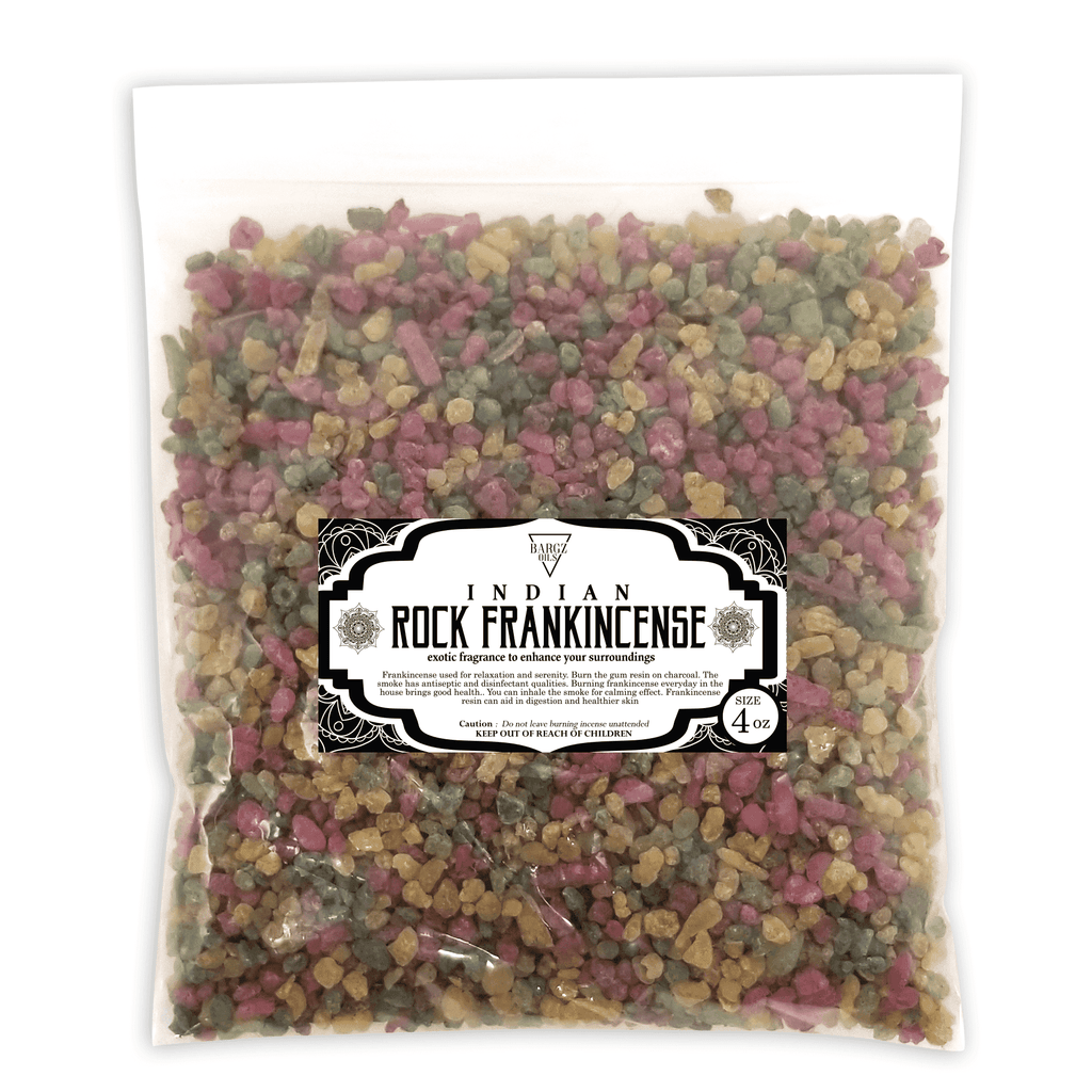 Indian Frankincense Resin High Quality Organic Aromatic Resin Tears Rock Incense BargzOils 4 OZ 